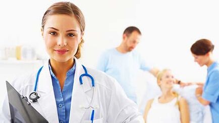 How a doctor treats parasites
